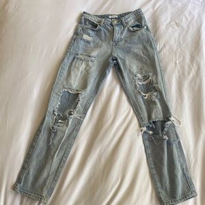 BP light wash ripped jeans size 24